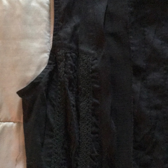 ARDEN B (S) BLACK TIE WAIST DRESSY OPEN TANK EUC - Picture 4 of 6